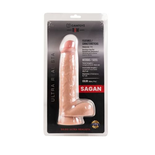 Raw Ultra Realistic Double Layered Dildo Sagan Small - Image 5