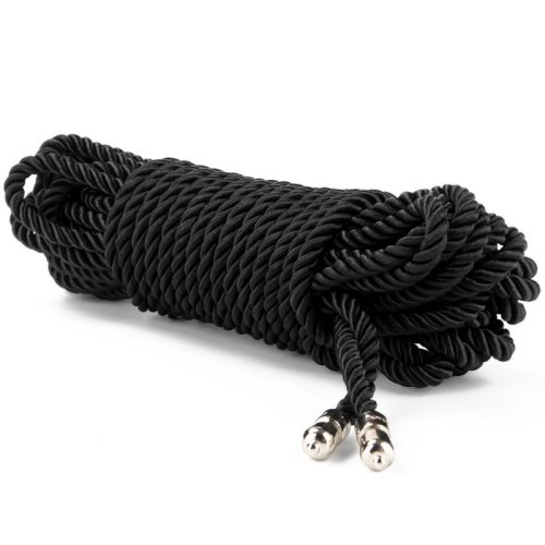 Rebellion Reign Ebony 10m Silky Bondage Rope Black - Image 4