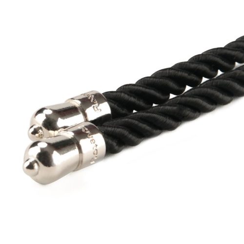 Rebellion Reign Ebony 10m Silky Bondage Rope Black - Image 6