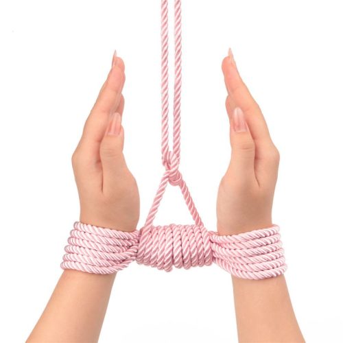 Rebellion Reign Rose 10m Silky Bondage Rope Pink - Image 3