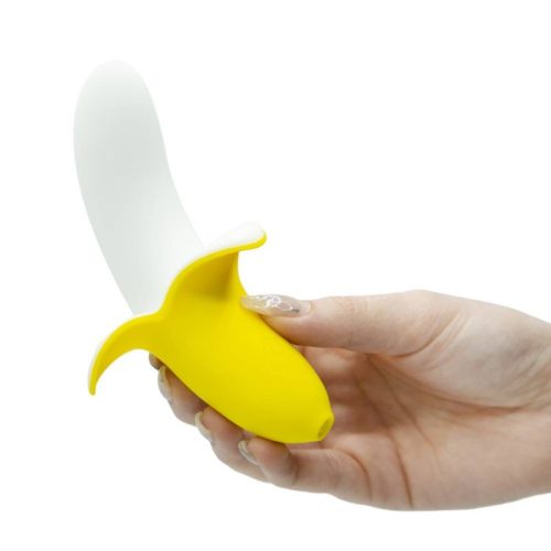 Banana Bliss 13cm Silicone Slimline Vibrator Massager - Image 3