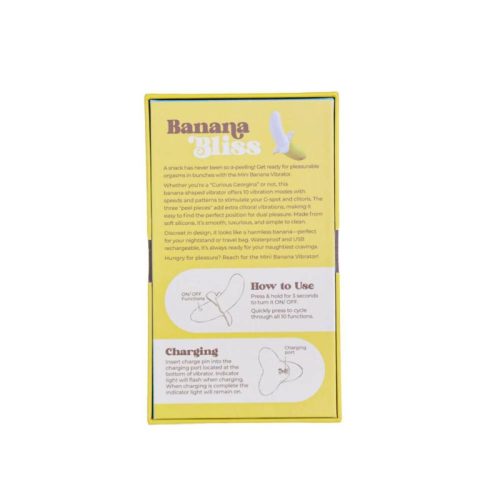 Banana Bliss 13cm Silicone Slimline Vibrator Massager - Image 6