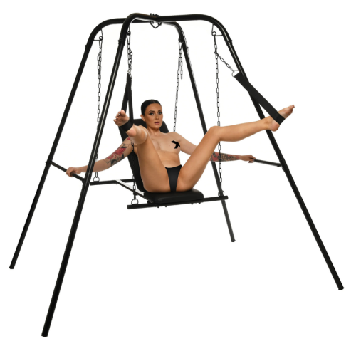 Throne Adjustable Sex Sling with Stand - Image 3