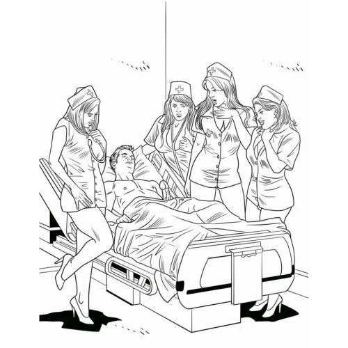 XXX Nurses Colouring Book - Image 4