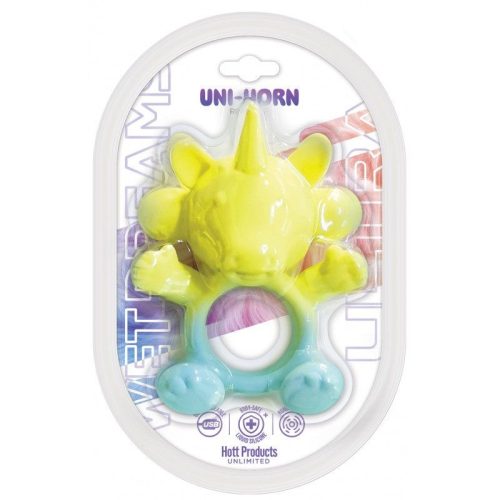 Wet Dreams Ultra 20 Mode USB Silicone UniHorn Cock Ring - Image 3