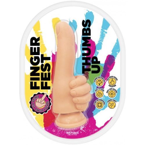 Finger Fest Dildo Thumbs Up Flesh - Image 3
