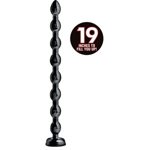 Hosed 19in Beaded Anal Snake - Image 3