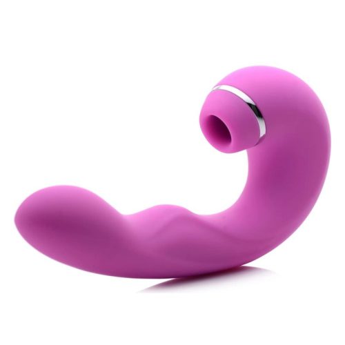 Shegasm 5 Star 10X Tapping G-Spot Vibe w Suction Pink - Image 3