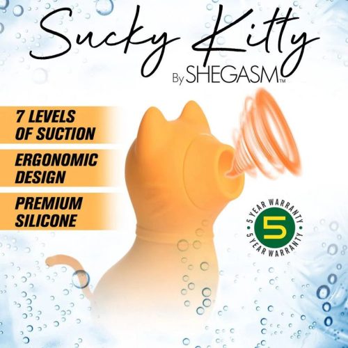 Sucky Kitty 7X Clitoral Stimulator Orange - Image 3