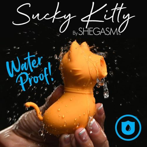 Sucky Kitty 7X Clitoral Stimulator Orange - Image 5