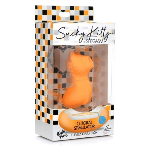 Sucky Kitty 7X Clitoral Stimulator Orange - Image 7