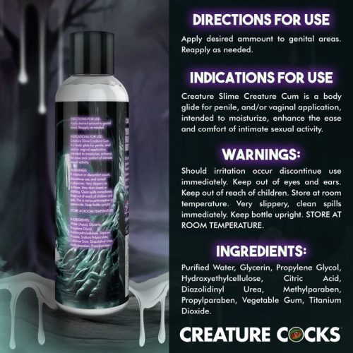 Creature Slime Creature Cum Unscented Jizz Lubricant 8oz - Image 6