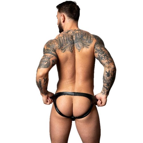Male Power Moonshine Jock Strap Black - Image 3