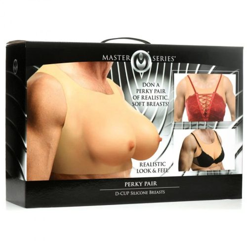 Perky Pair D Cup Silicone Breasts - Image 4