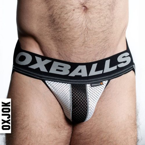 Oxballs Airmesh Swagger Jockstrap Ice White - Image 4