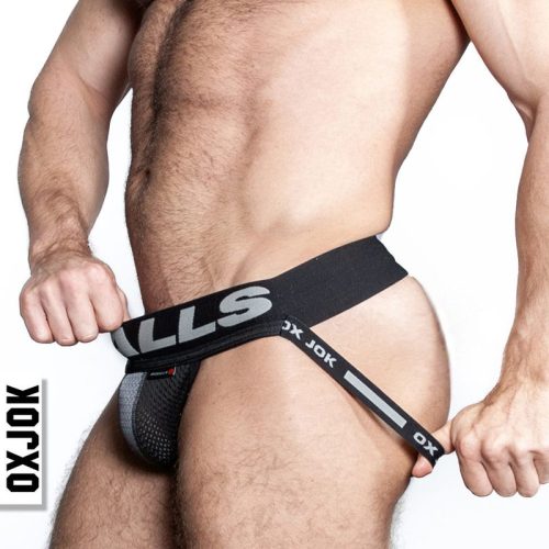 Oxballs Airmesh Swagger Jockstrap Tar Black - Image 5