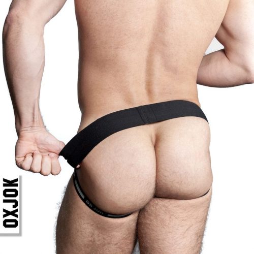 Oxballs Airmesh Swagger Jockstrap Tar Black - Image 4