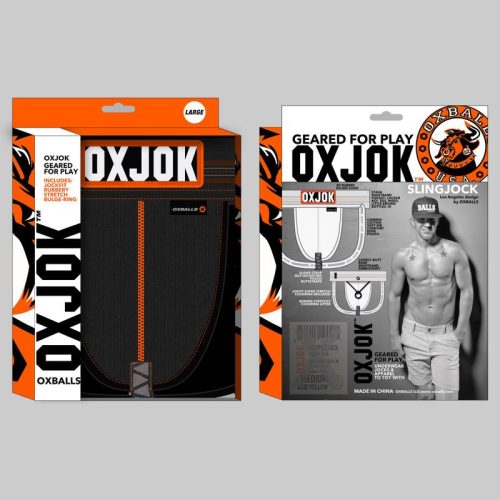 Oxballs Slingjock Upthrust Slider-Strap Jock Black Iron - Image 6