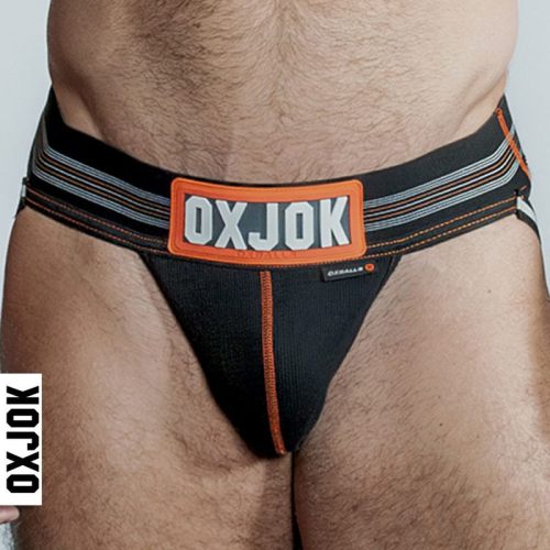 Oxballs Slingjock Upthrust Slider-Strap Jock Black Iron - Image 6