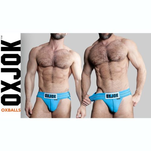 Oxballs Slingjock Upthrust Slider-Strap Jock Pool Blue - Image 3