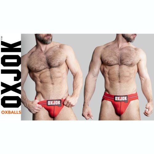 Oxballs Slingjock Upthrust Slider-Strap Jock Red Hot - Image 3