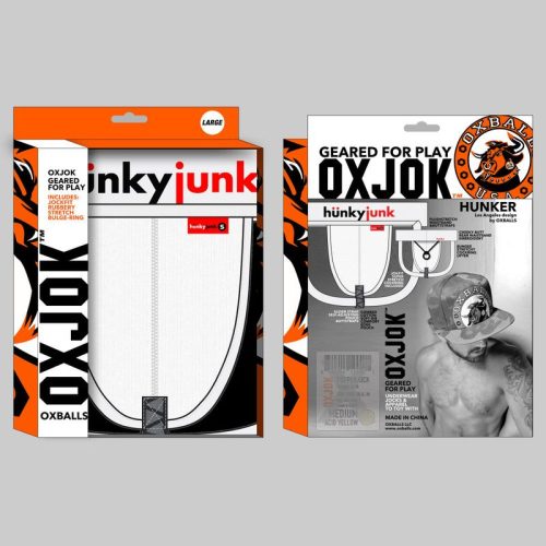 Oxballs Hunker Slider Strap Jock White Snow - Image 3