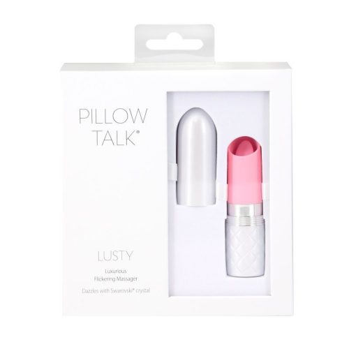 Pillow Talk Lusty Flickering Massager Pink - Image 5