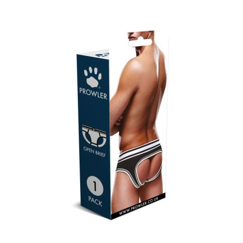 Prowler Open Back Brief Black/White - Image 5