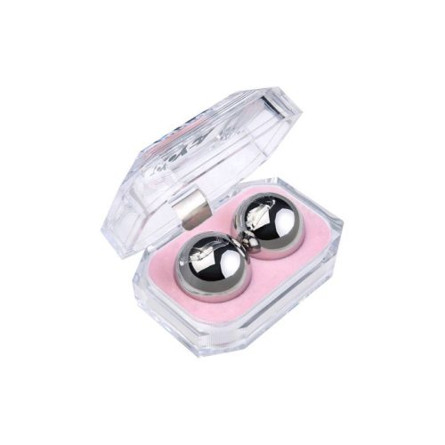 Silver Metal 2 Pc Vaginal Balls 3cm - Image 3