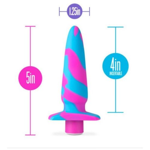 Avant Vibrotize Silicone Mini Anal Vibe Fuchsia - Image 3
