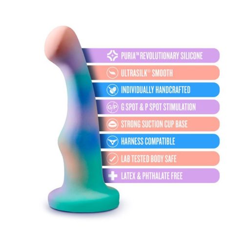 Avant Opal Dreams Aqua Silicone Dildo - Image 6