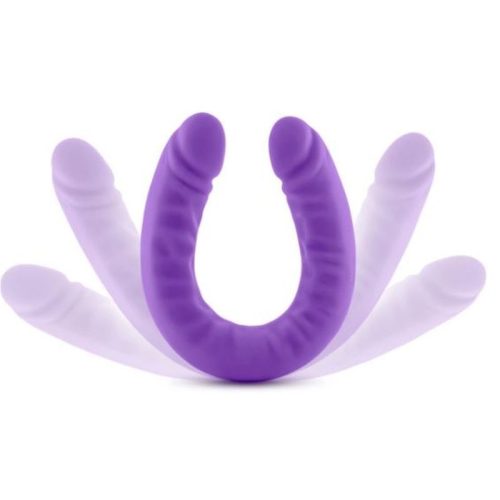 Ruse Silicone Slim 18in Purple Double Dong - Image 3