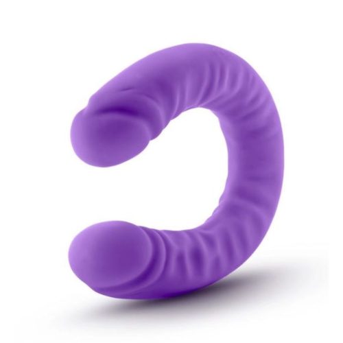 Ruse Silicone Slim 18in Purple Double Dong - Image 4