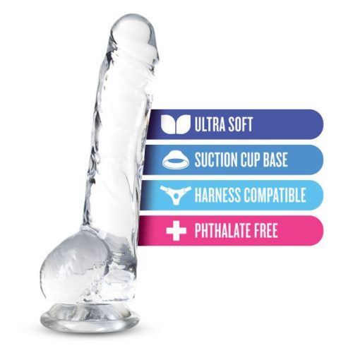 Naturally Yours 8" Crystaline Dildo Diamond - Image 6