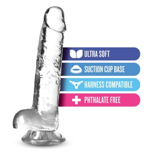 Naturally Yours 7" Crystaline Dildo Diamond - Image 6