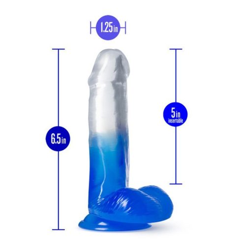 B Yours Morning Dew 6in Dildo Stella Blue - Image 5