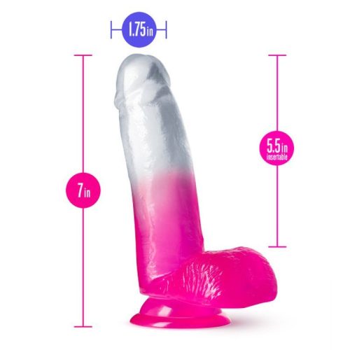 B Yours Sugar Magnolia 7in Dildo Fuchsia - Image 5