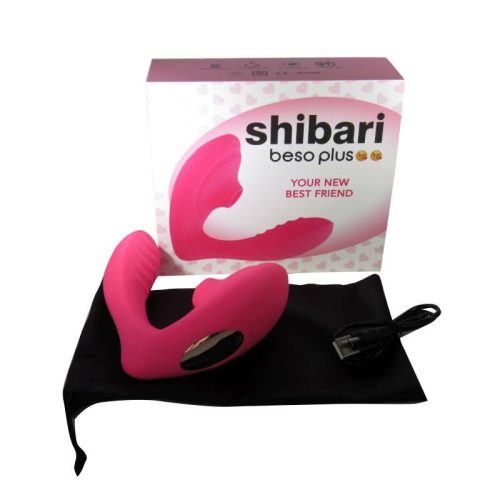 Shibari Beso Plus G-Spot and Clitoral Vibrator Pink - Image 4