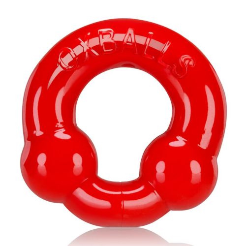 Ultraballs 2 Pk Cockring Steel And Red - Image 5