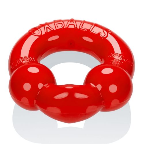 Ultraballs 2 Pk Cockring Steel And Red - Image 6