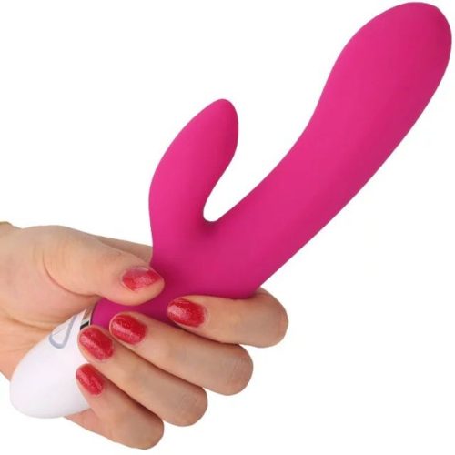 Dreamer 7 Mode Silicone Rechargeable Rabbit Vibrator Pink - Image 5
