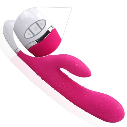 Dreamer 7 Mode Silicone Rechargeable Rabbit Vibrator Pink - Image 6