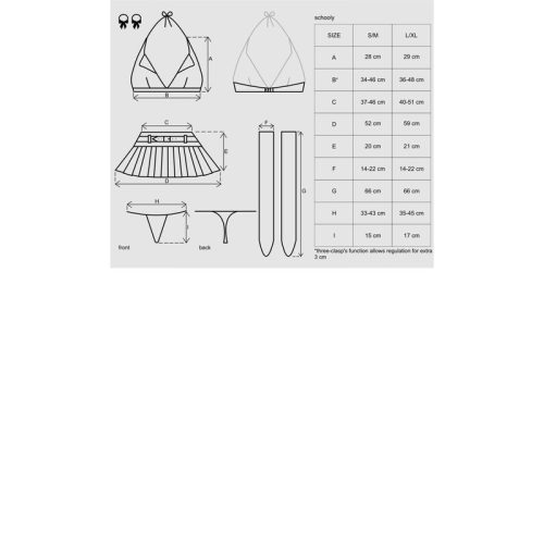 School Girl 5 Pc Costume - Image 6