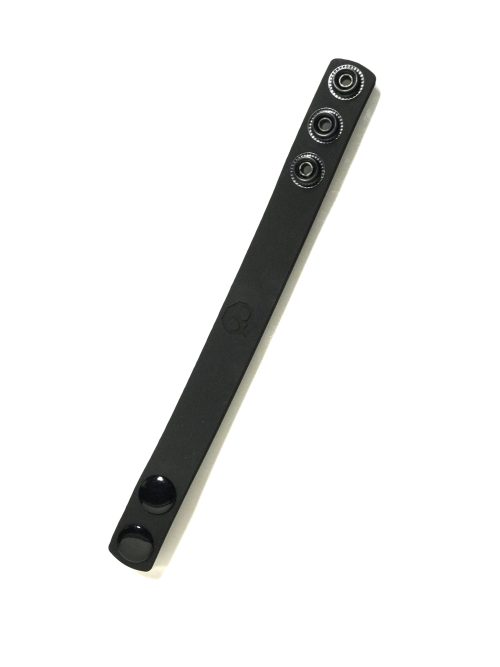 Boneyard Silicone Cock Strap - 3 Snap Ring - Black - Image 6