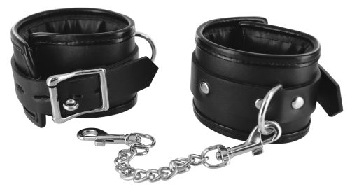 Locking Padded Wrist Cuffs with Chain - Image 3