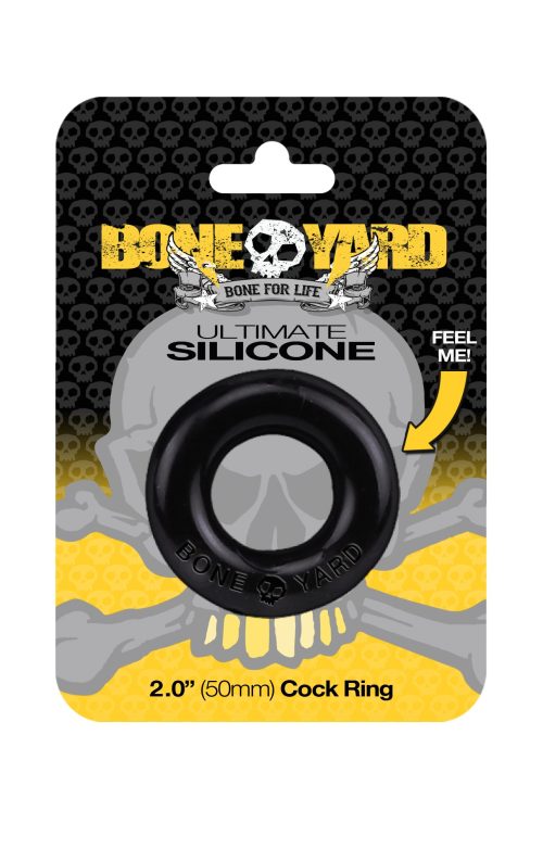 Ultimate Silicone Cock Ring Black - Image 3