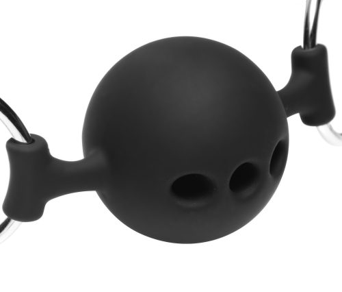 Hinder Breathable Silicone Ball Gag With Nipple Clamps - Image 6