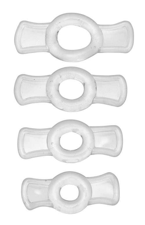 Endurance Clear 4 Ring Penis Set - Image 3