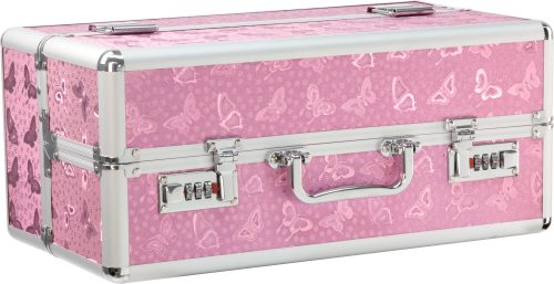 Lockable Large Vibrator Case Pink - Image 5