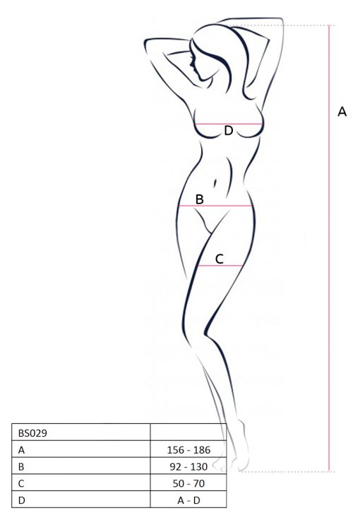 Bodystocking BS029 BLK - Image 4